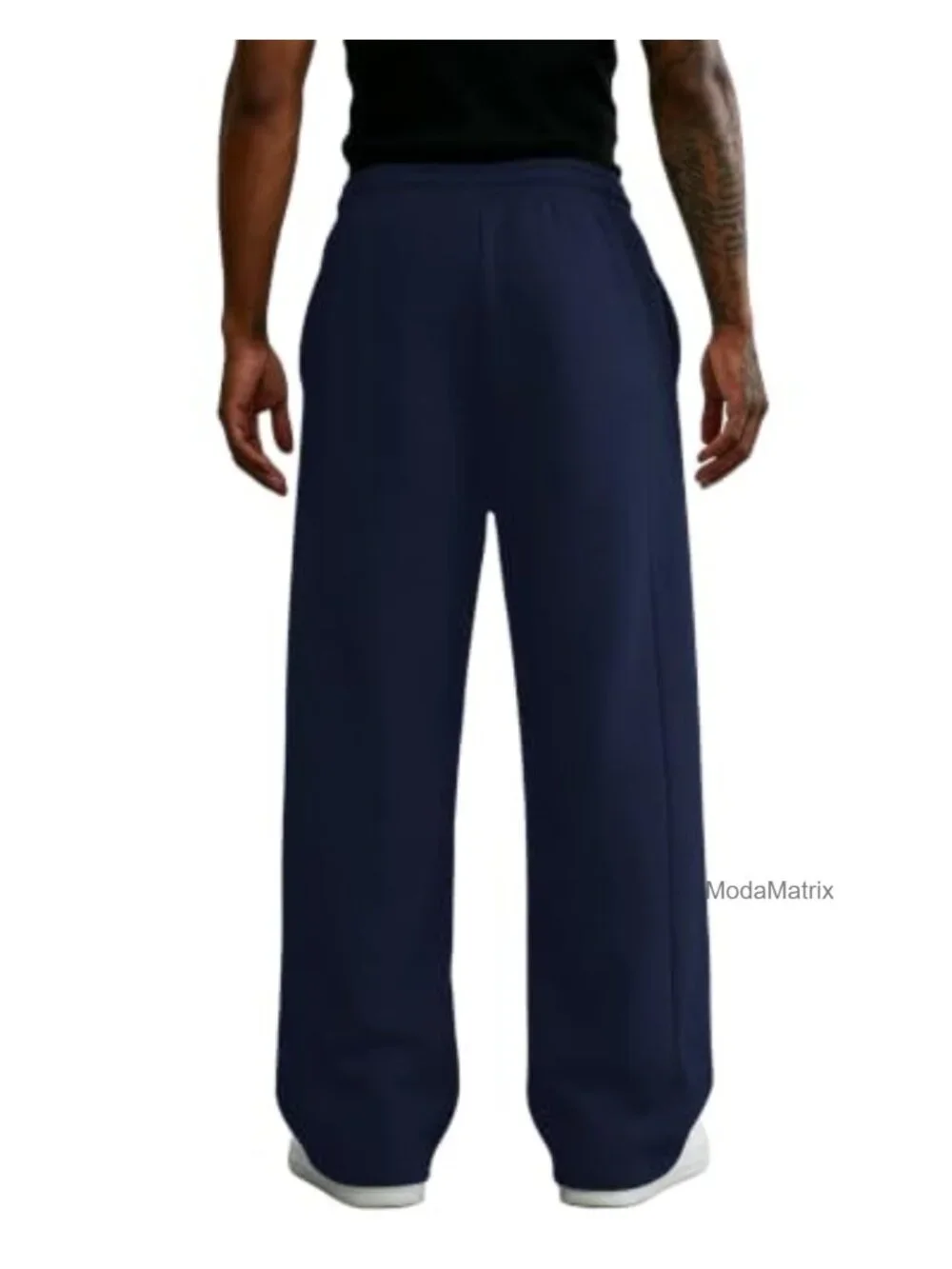 Men's Baggy Sweatpants Wide Leg Lounge Cotton Casual Jogging Pants